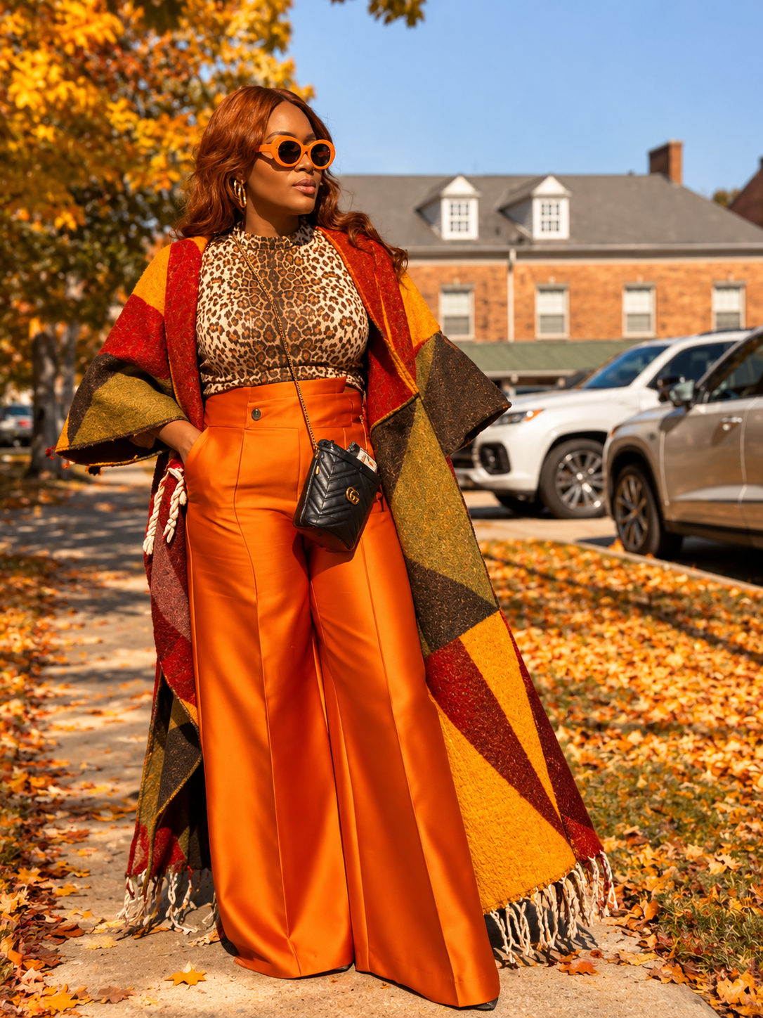 Citrus Flow Palazzo Pants