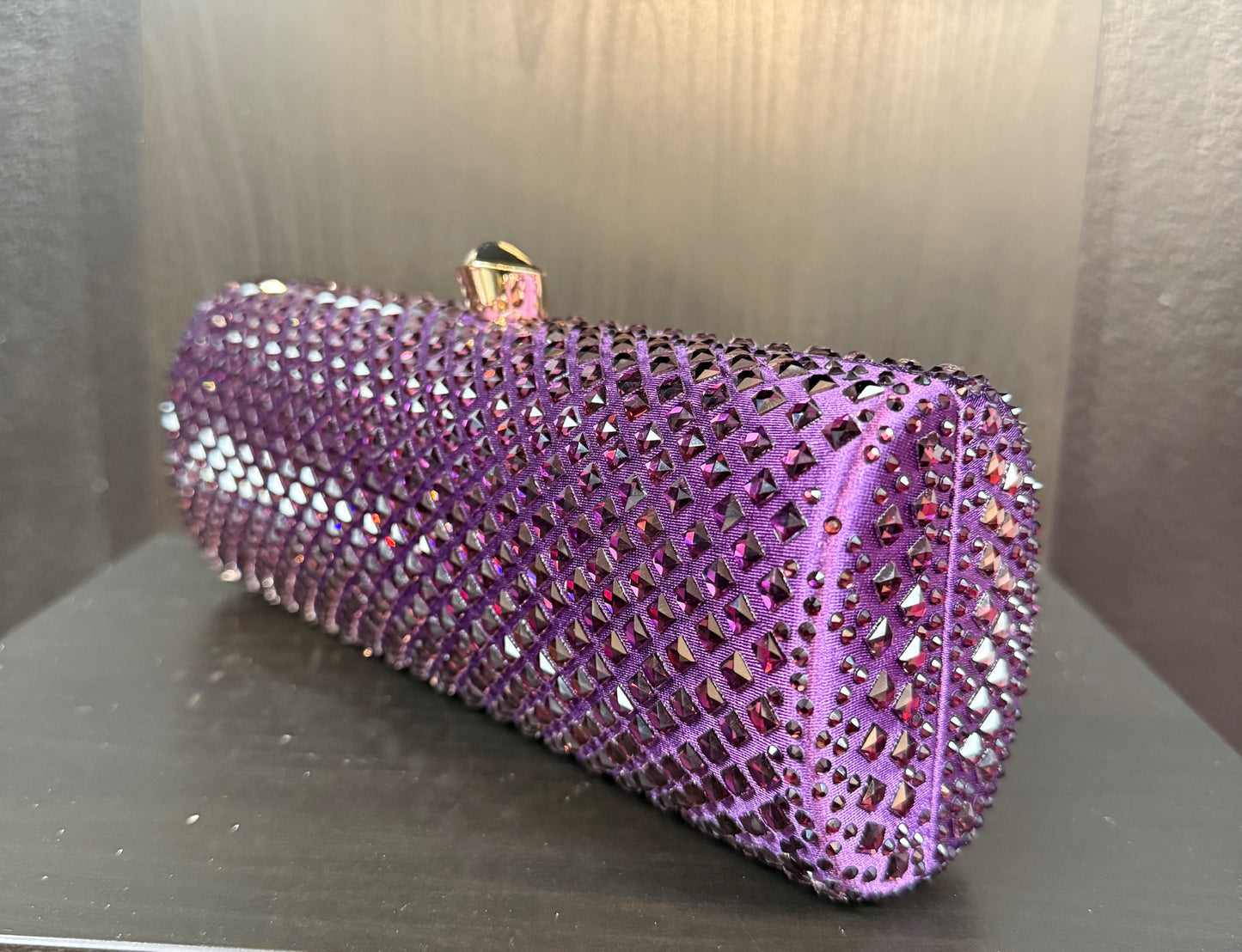 Purple Crystal Clutch