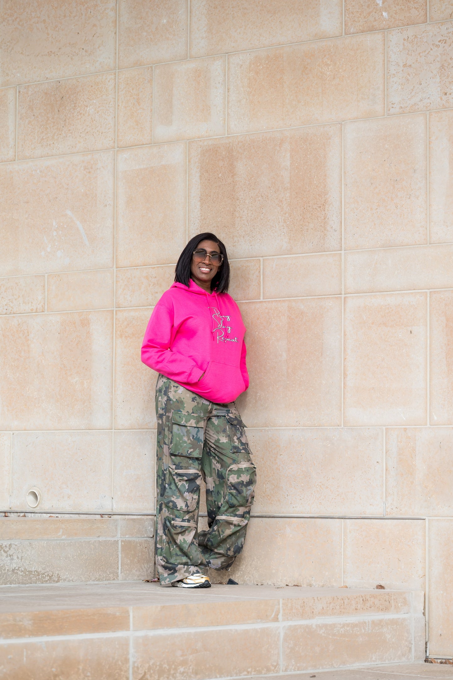 Signature Pray. Slay. Repeat. Hoodie