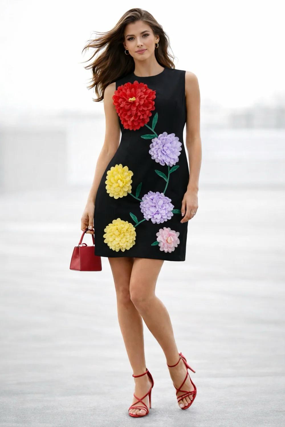 White Give Me My Flowers Dress