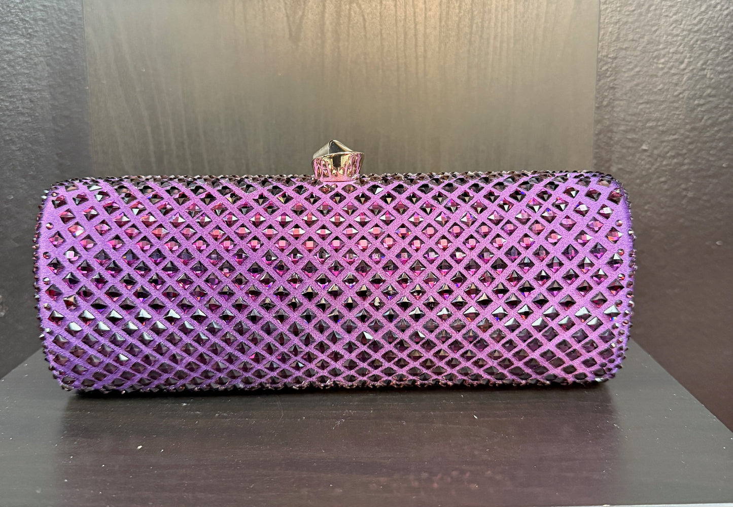 Purple Crystal Clutch
