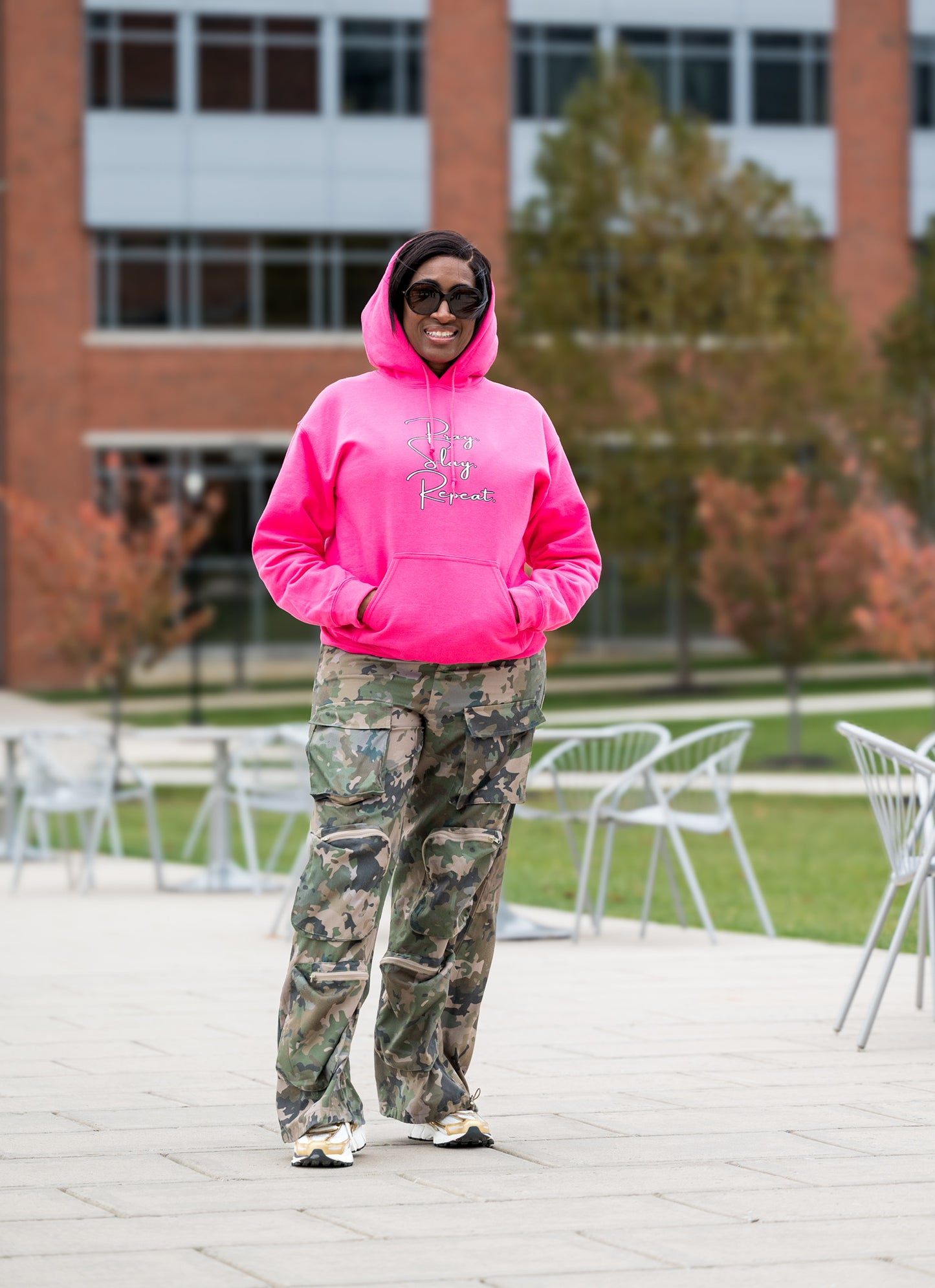 Signature Pray. Slay. Repeat. Hoodie