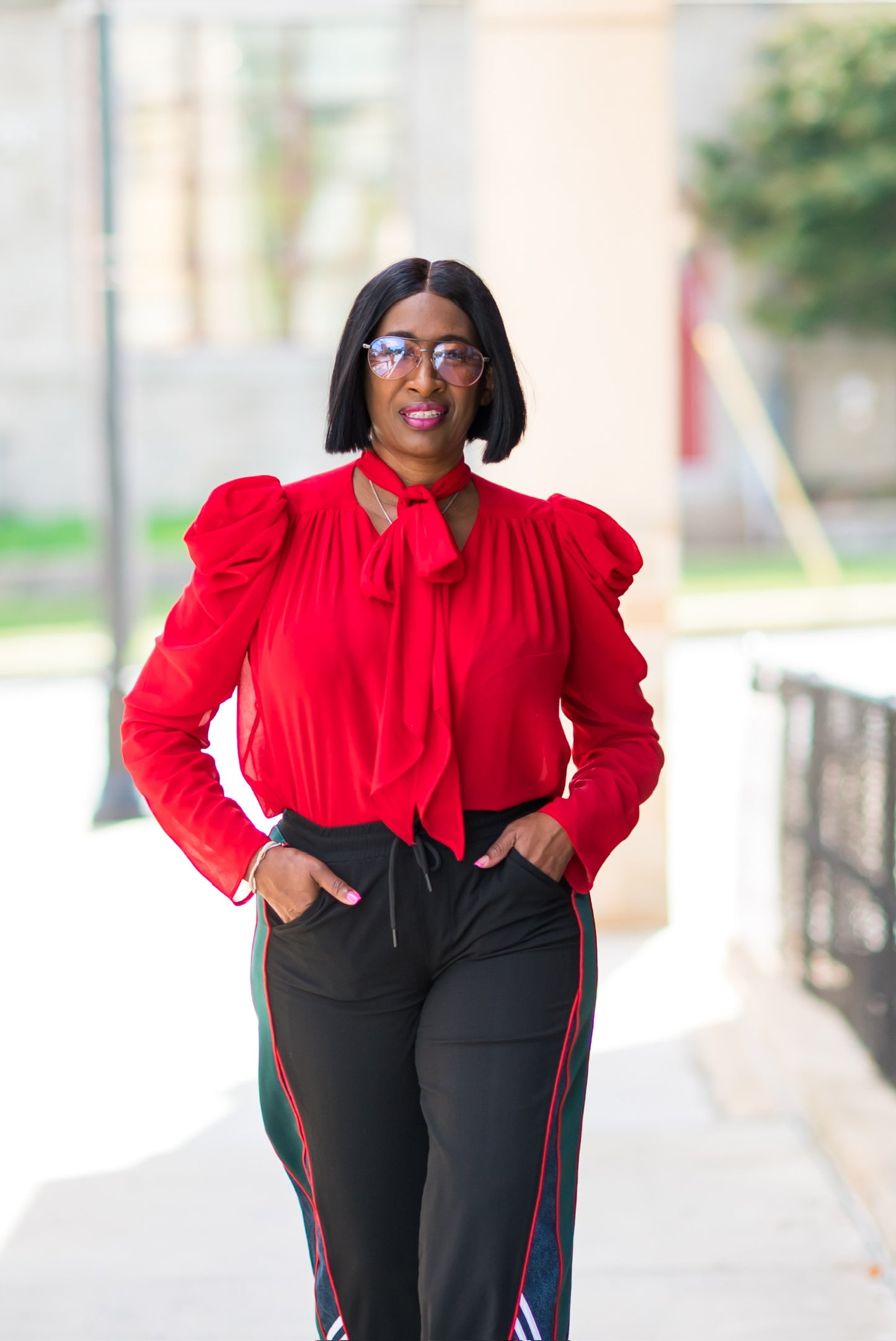 Scarlet Statement Blouse