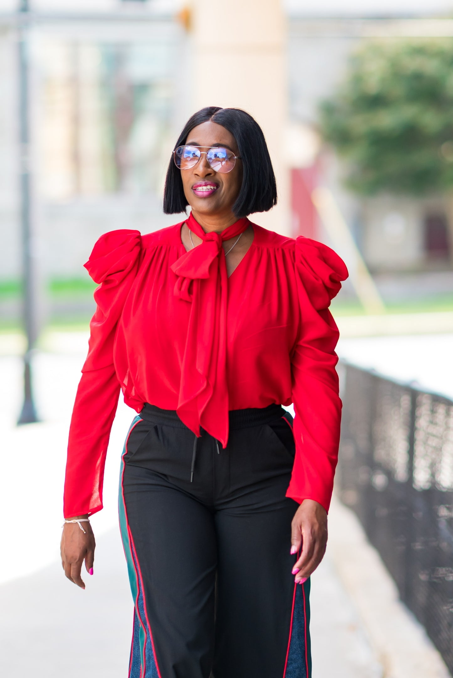 Scarlet Statement Blouse