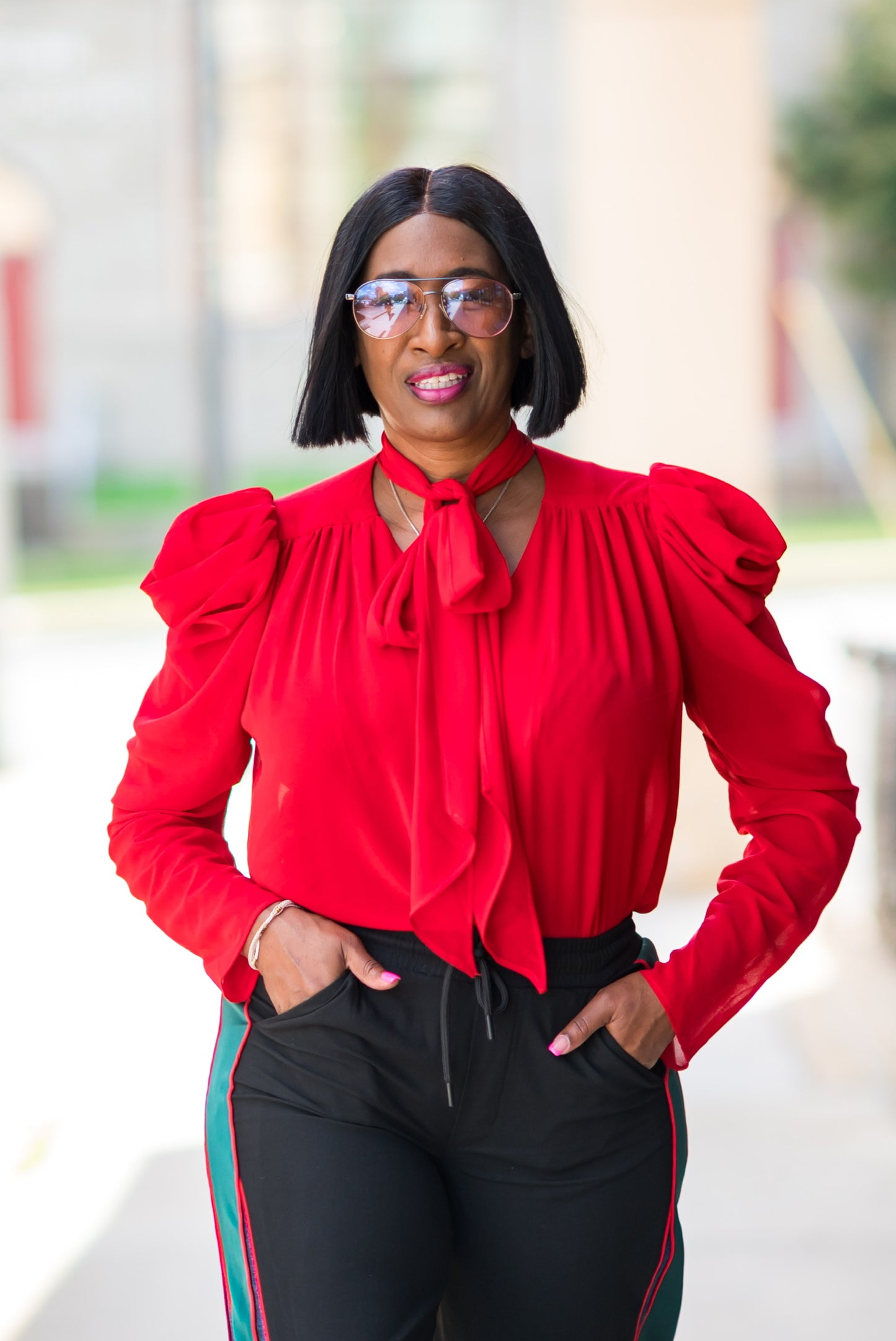 Scarlet Statement Blouse