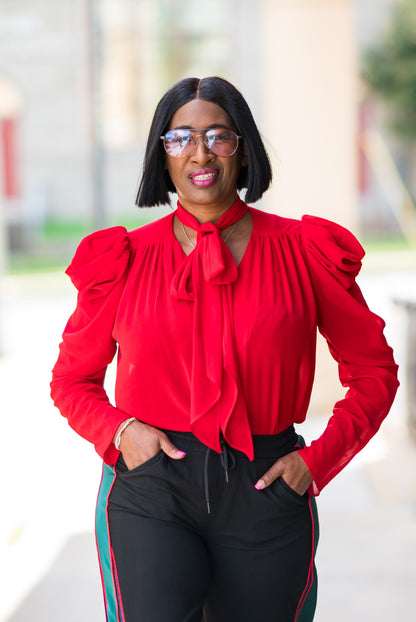 Scarlet Statement Blouse